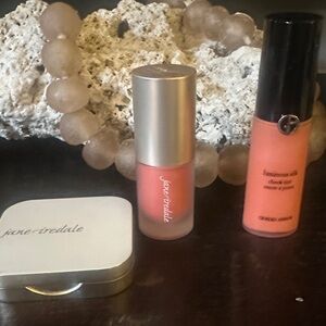 Giorgio Armani and Jane Iredale Makeup Set - Coral and Peach